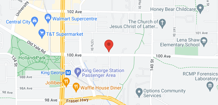 map of 2209 13819 100 AVENUE